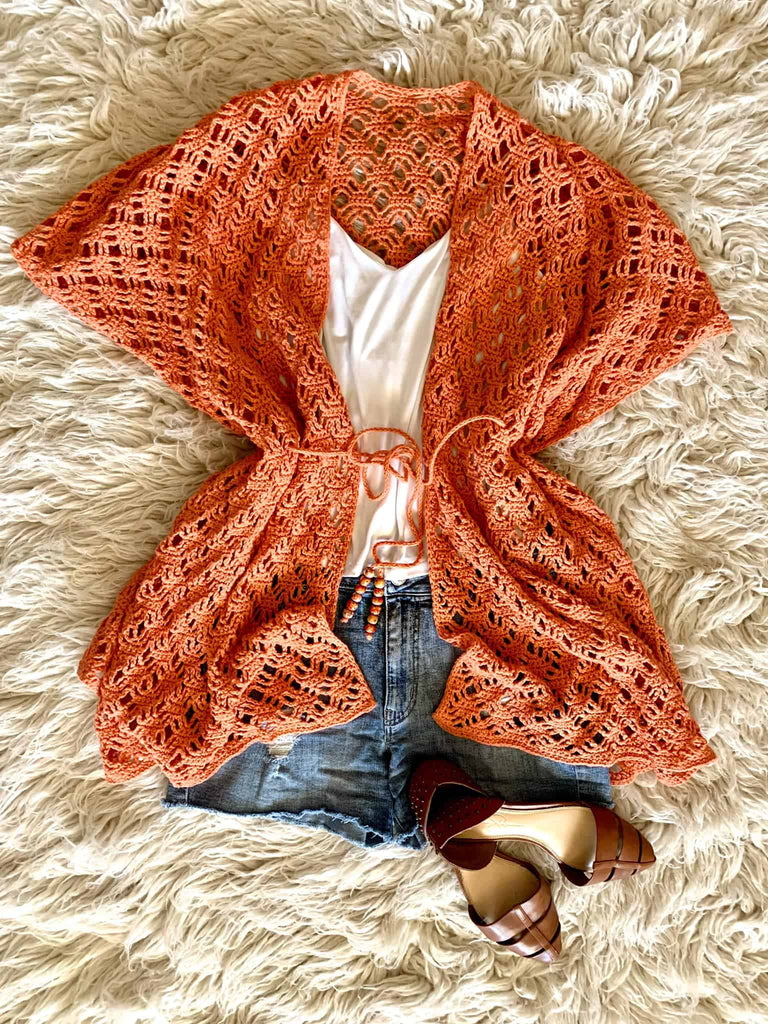 maddie ruana crochet pattern lightweight boho wrap