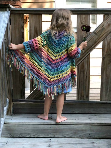 its shawl good crochet pattern child size triangle shawl worn