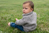back view crochet kids sweater comfortable pullover
