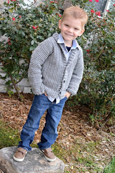 cozy classroom cardigan crochet pattern kids sweater 4-5t