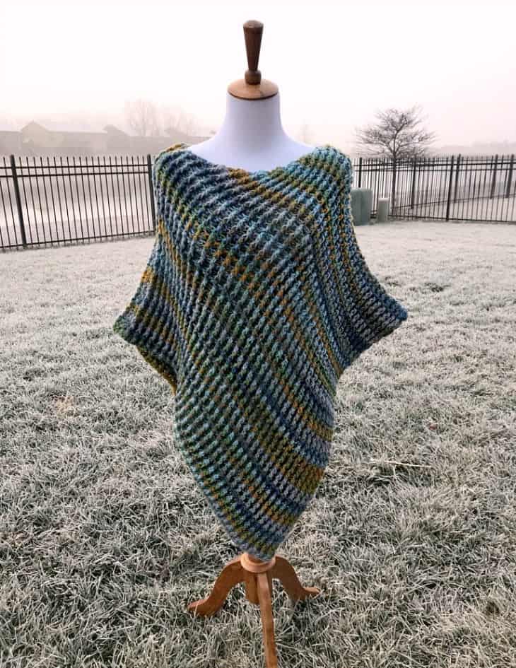 head honcho poncho crochet pattern oversized hooded wrap