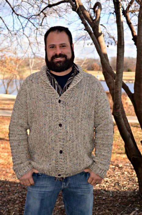 cozy coed cardigan crochet pattern oversized unisex cardi