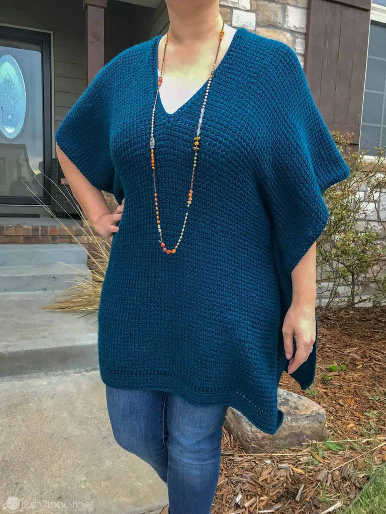 timeless tunisian tunic crochet pattern modern crochet top