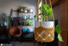 crochet plant hanger knot detail sturdy design