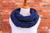 granny stitch detail crochet infinity scarf pattern