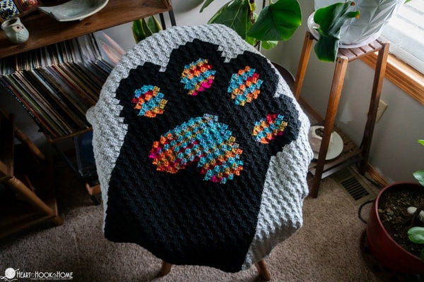 c2c cat blanket crochet pattern corner to corner afghan design
