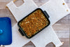 detail of crochet casserole carrier pattern structure