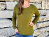 color block sweater crochet pattern modern pullover worn