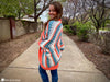 corner to corner crochet stitch detail cocoon cardigan