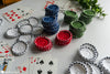 crochet poker chips pattern colorful handmade game chips set