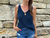 back view crochet tank top breathable summer design