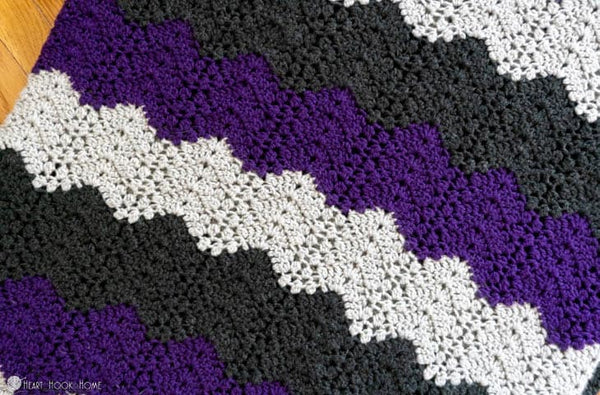 family size crochet blanket pattern large cozy throw on couch
