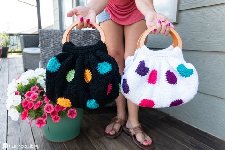 fat bottom bag crochet pattern structured tote bag