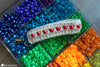 crochet fidget toys held in hand for sensory use