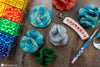 close up crochet fidget toys textures and stitches