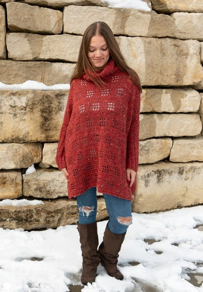 filet poncho crochet pattern lace plus size poncho