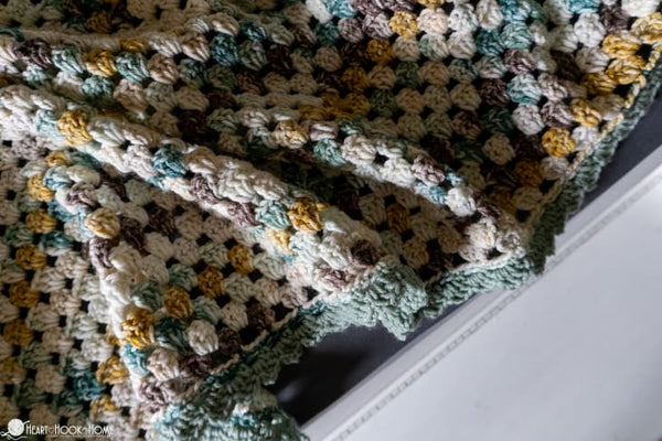 flat granny blanket crochet pattern modern granny afghan