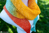 tunisian crochet scarf stitch detail dense texture