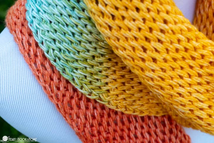 full skein scarf tunisian crochet pattern textured scarf