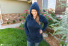 crochet hoodie stitch texture close up