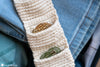 rolled crochet jewelry saver compact travel pouch