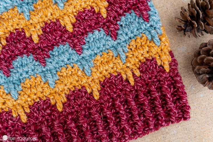 aspen dreams slouchy beanie crochet pattern textured hat design