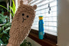 llama dusting mitt crochet pattern fun cleaning mitt