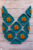 crochet sling bag stitch detail close up