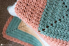 textured stitch detail crochet baby blanket pattern