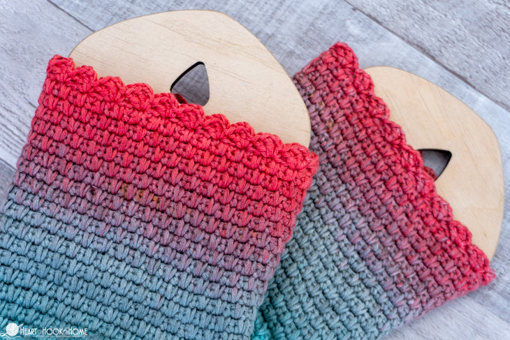 multiple crochet socks worn showcasing different textures