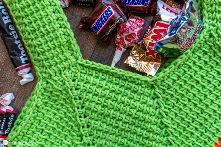 trick or treat bag tunisian crochet pattern halloween tote