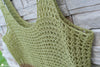 back view of basic crochet tank top pattern fit