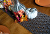 crochet table runner stitch detail close up