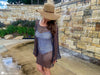close up openwork lace crochet stitch swimsuit coverup